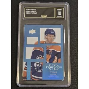 2024-25 Upper Deck #P33 Connor McDavid UD Portraits GMA 10
